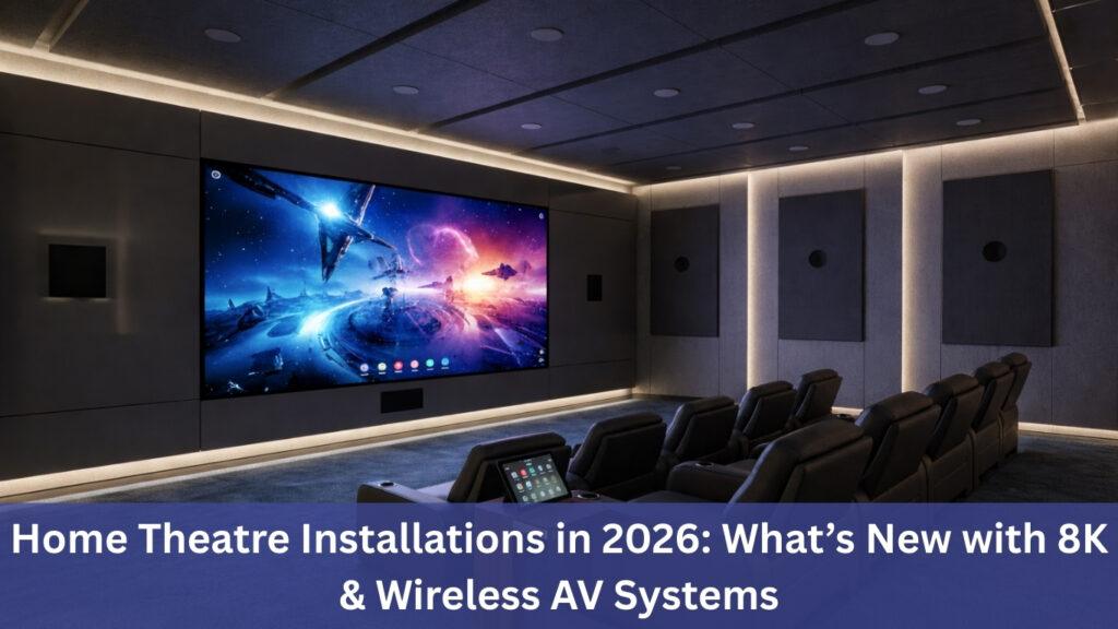 AI-powered home theater in a $500M luxury mansion, 2026