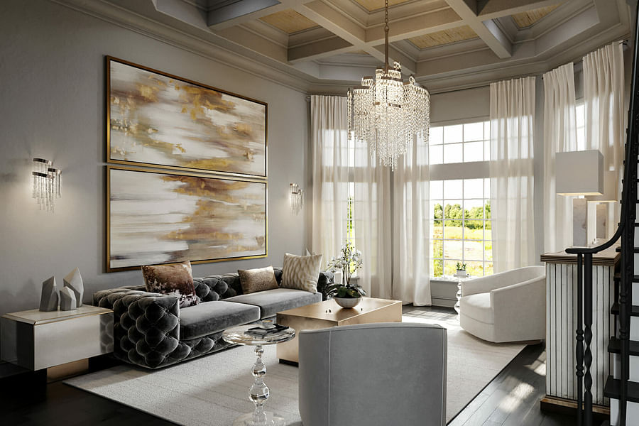 luxury designer interior mansion