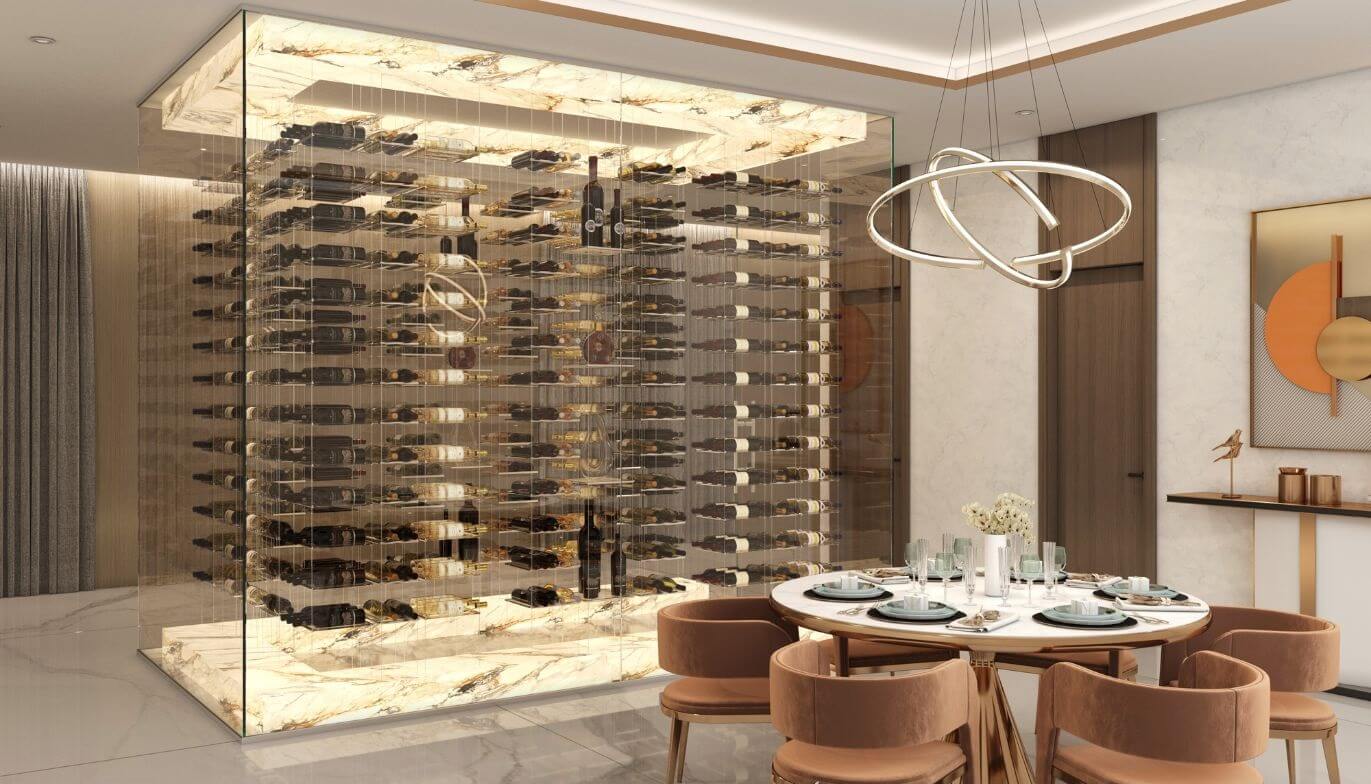 luxury wine cellar