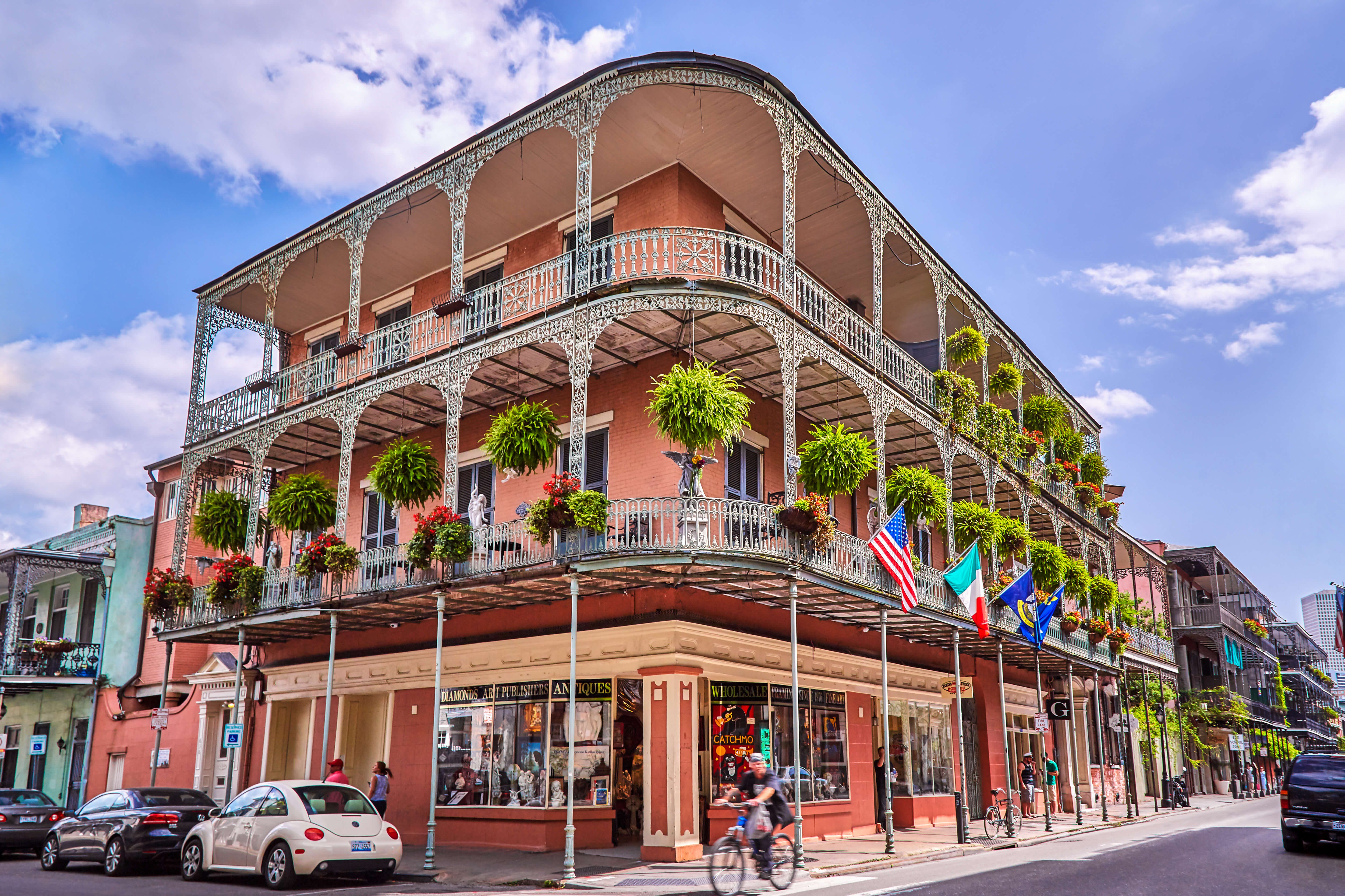 New Orleans iron lace balcony