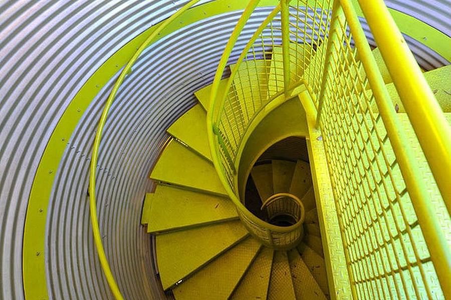 Spiral staircase New Orleans mansion
