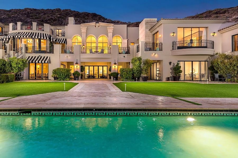 hidden elevator in historic mansion