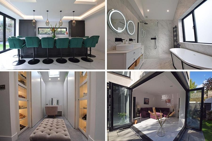 high-tech modern mansion interior