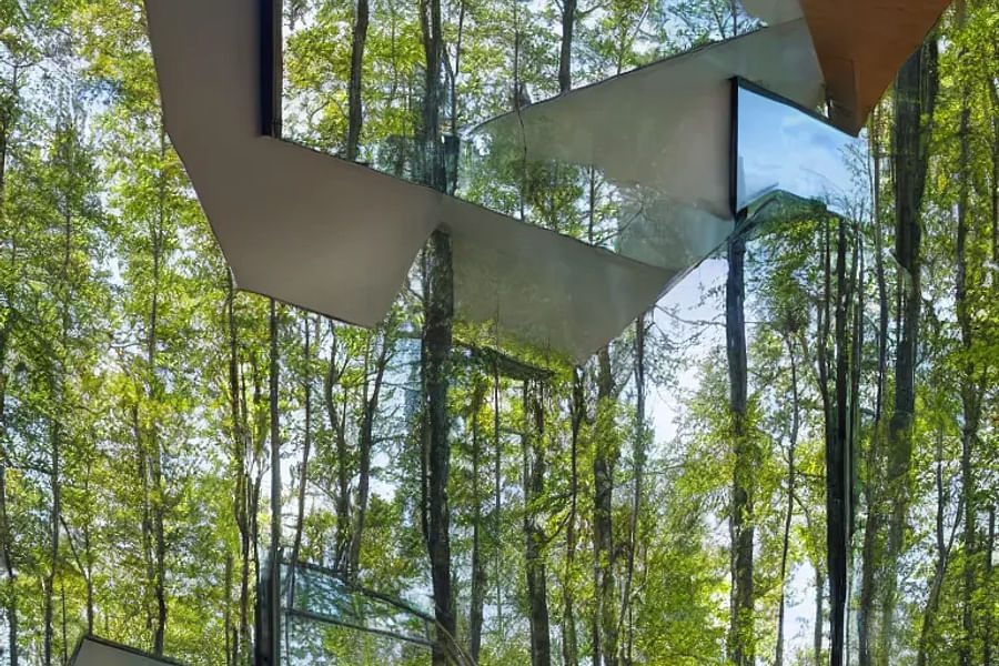 nature integrated modern mansion