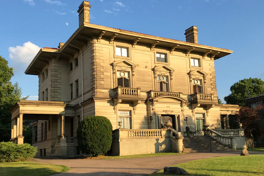 Greek Revival columns Atlanta mansion