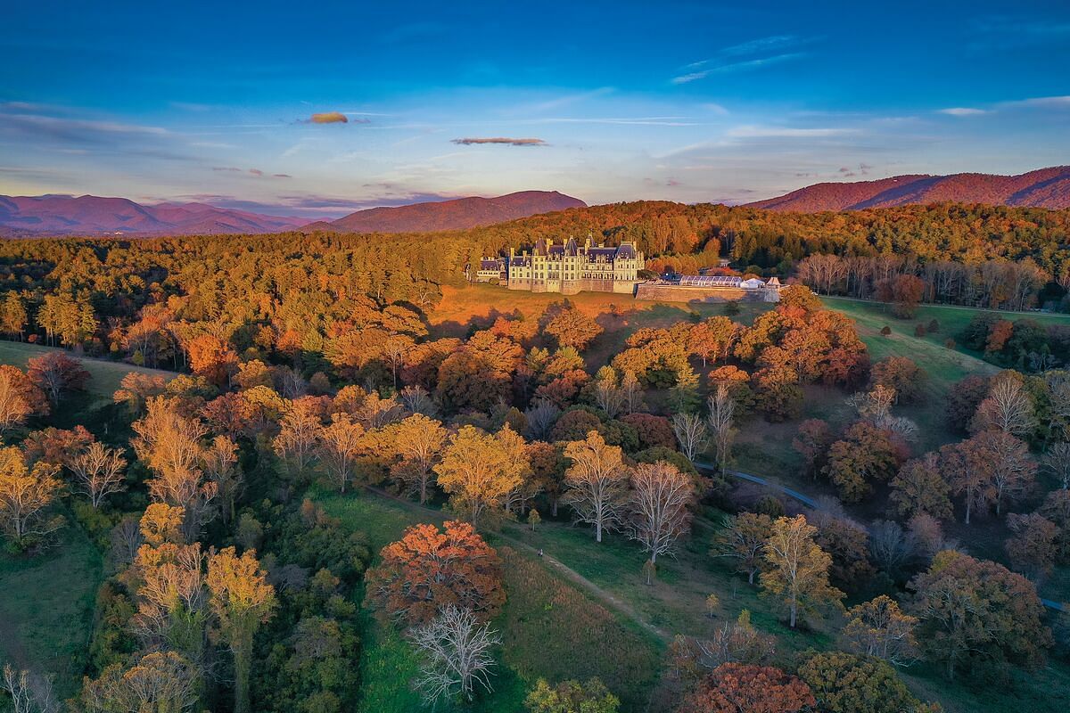 Biltmore Estate, a mega mansion in North Carolina