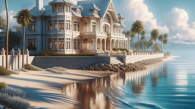 The Allure of Beachfront Mansions: A Photographic Journey