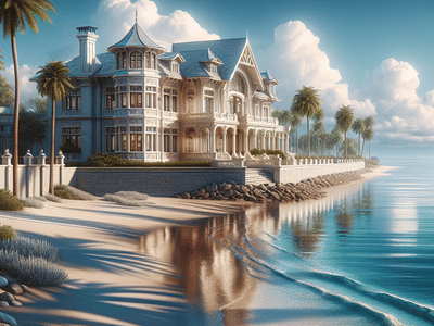 The Allure of Beachfront Mansions: A Photographic Journey
