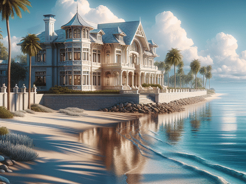 The Allure of Beachfront Mansions: A Photographic Journey
