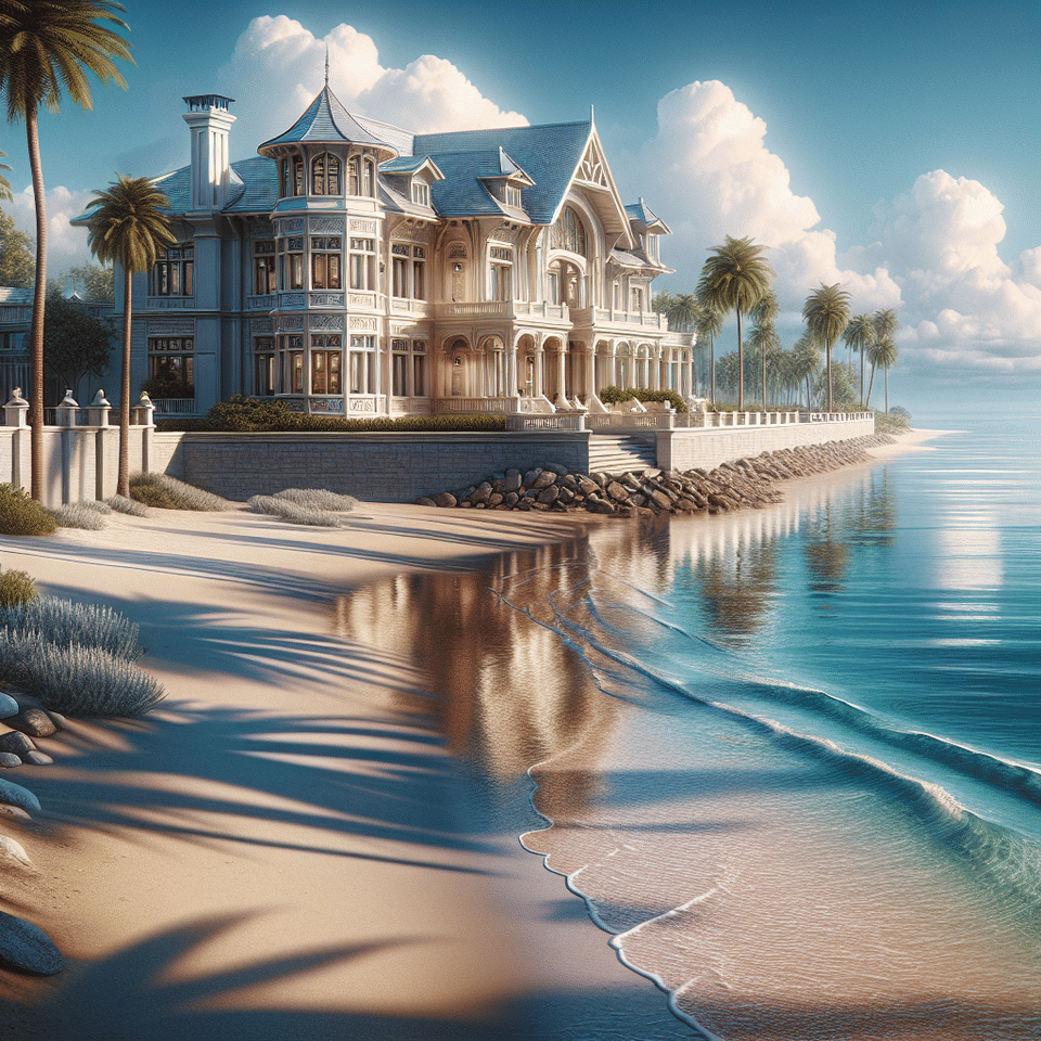 The Allure of Beachfront Mansions: A Photographic Journey